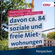 CDU Grömitz unterstützt Wohnungsbau